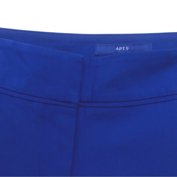 Modern Fit Torie Capri Pants Size 4 Cobalt Blue Career Office Casual Dressy Crop - Picture 4 of 9